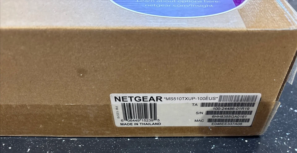 Netgear MS510TXUP-100EUS 8 Port Ultra60 2.5Gbps Managed Network Switch - Image 2 of 2