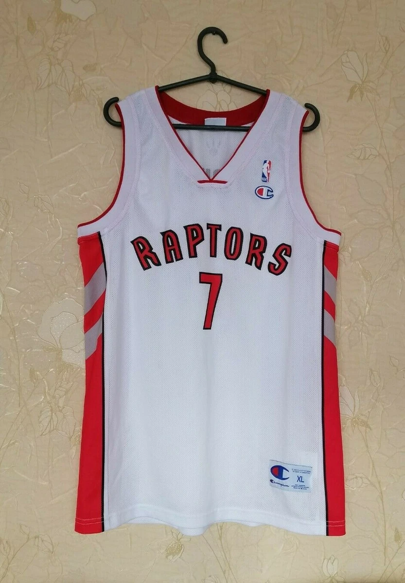 NBA TORONTO RAPTORS BASKETBALL SHIRT JERSEY CHAMPION #7 ANDREA BARGNANI  SIZE XL