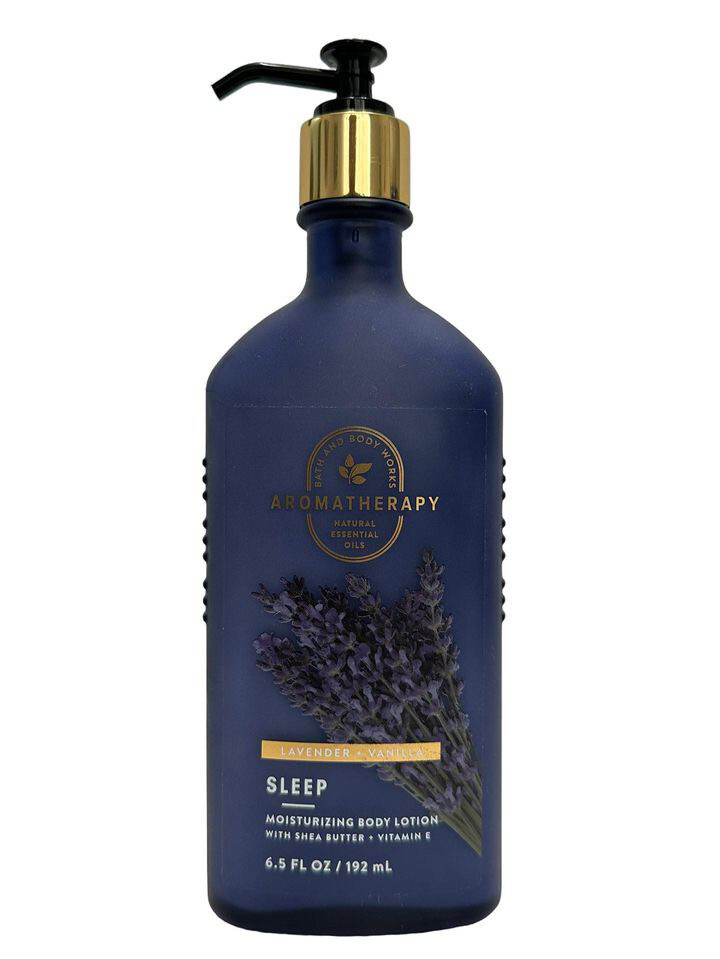 BATH & BODY WORKS AROMATHERAPY BODY LOTION SLEEP LAVENDER VANILLA