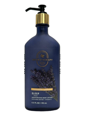BATH & BODY WORKS AROMATHERAPY BODY LOTION SLEEP LAVENDER VANILLA 6.5 OZ NEW