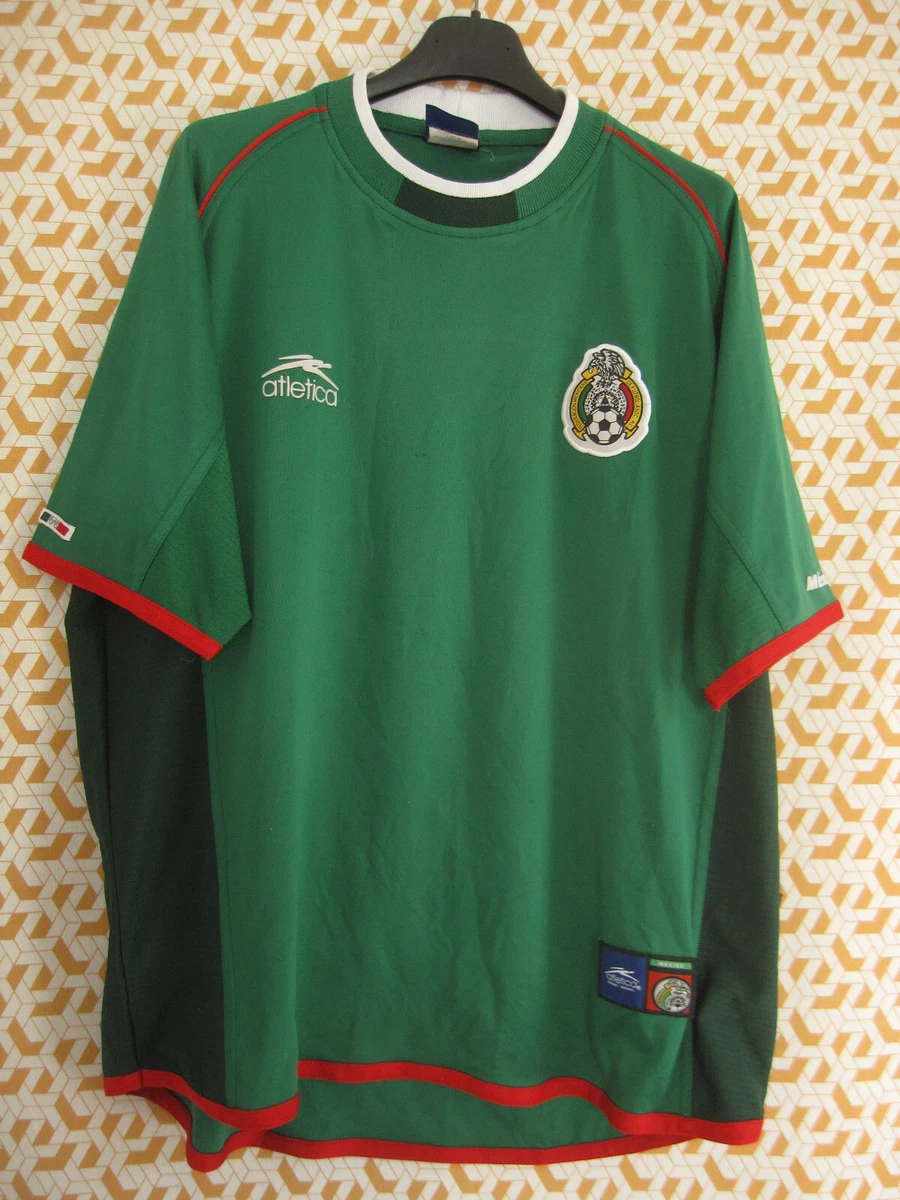 Maillot De Foot Mexique Umbro – Taille XL (jeunesse) / Homme S – Rouge Et Vert
