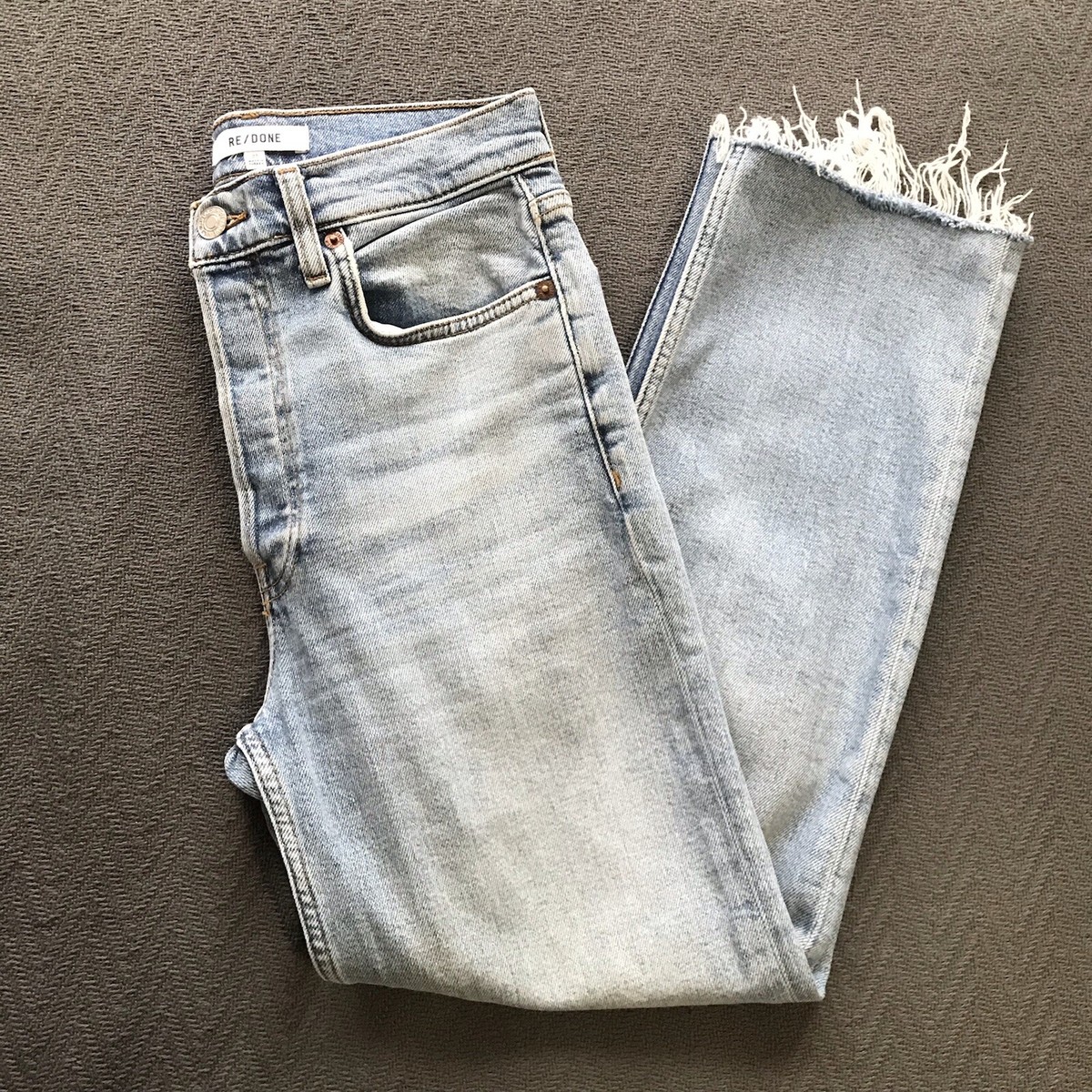 RE DONE デニム RE/DONE Jeans | High Rise Loose in Bleach Destroy