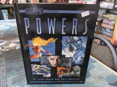GURPS 4th Edition - POWERS - Sean Punch Phil Masters Hardcover RPG Book