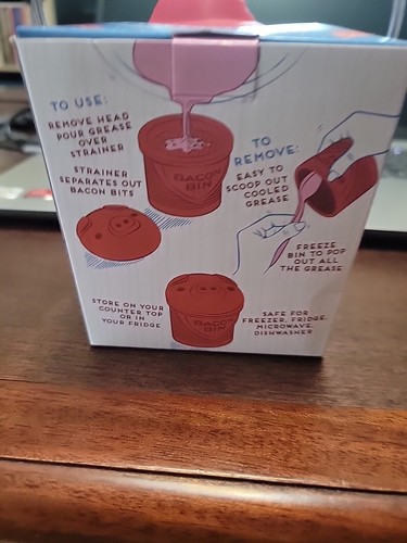 Talisman Designs Original Silicone Bacon Bin - 1 Cup Grease Strainer & Storage - Picture 5 of 7