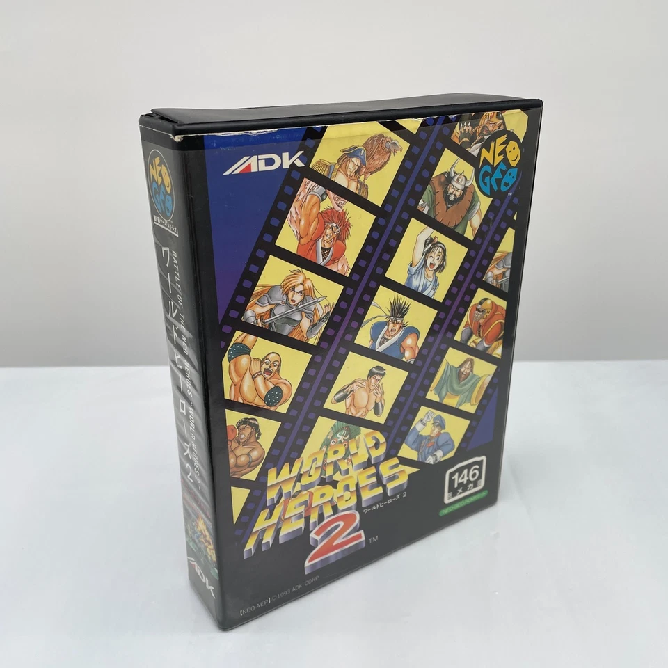 World Heroes 2 Neo Geo NG SNK AES ROM Software ROM Cassette from Japan - Image 2 of 4