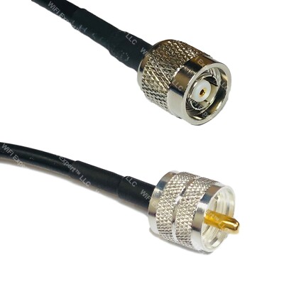 LMR240 RP-TNC MALE to PL259 UHF Male Coax RF Cable USA-Ship Lot