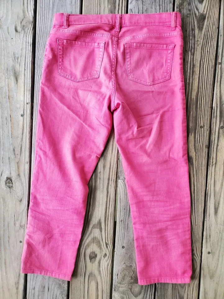🌹Pantalones de mezclilla capri ligeros de verano para niñas Cherokee rosa talla 16🌹 Foto 2 de 4