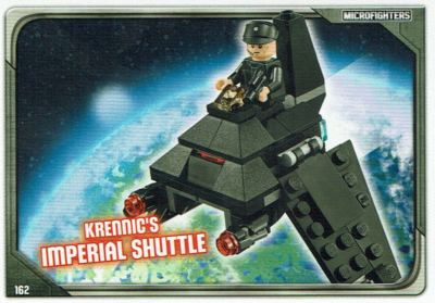 Lego   Star Wars   Serie 1 Sammelkarten Karte 162 - Krennic`s Imperial Shuttle