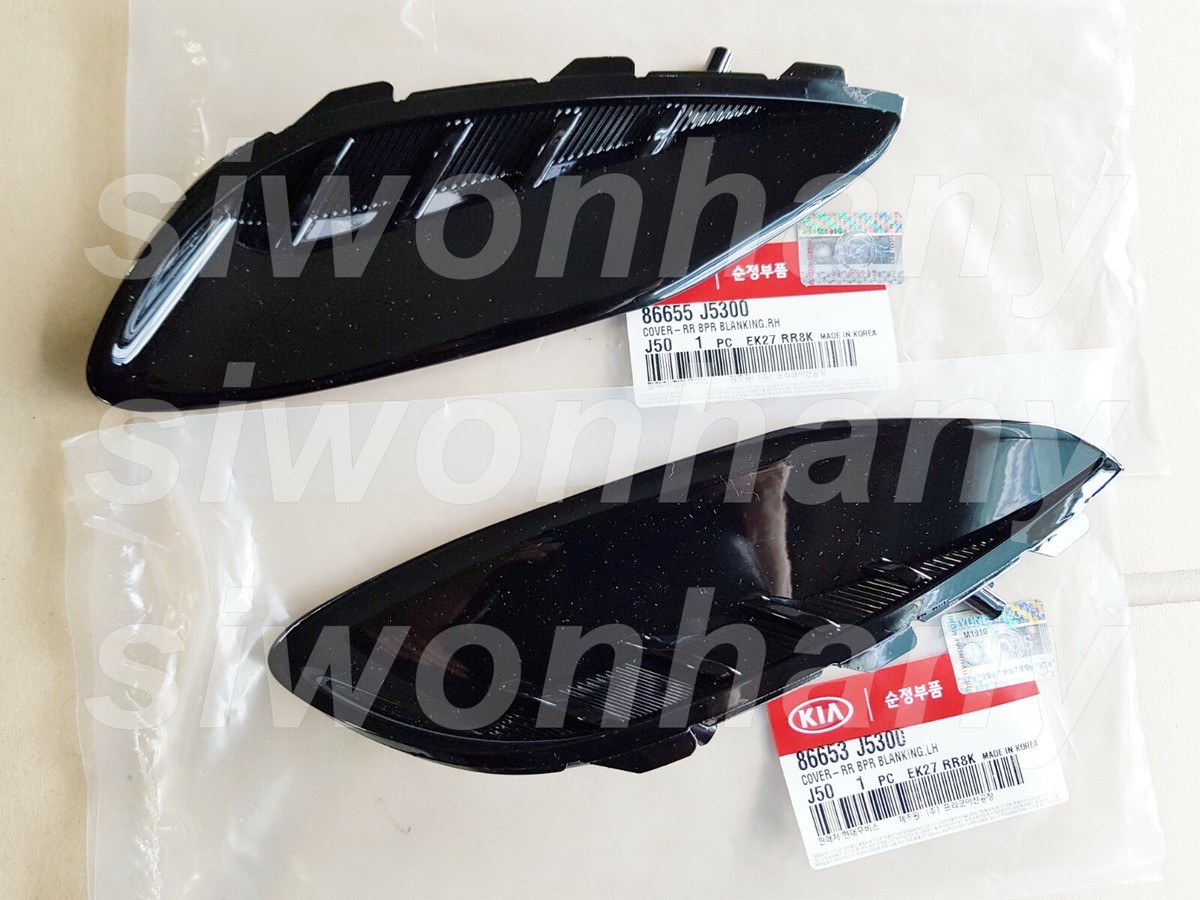 OEM Rear Bumper Blanking Cover LH RH 2PC KIA Stinger 17-20