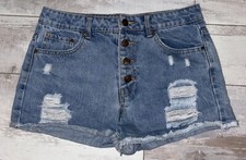 Forever 21 Cutoff Jean Shorts size 27 - Distressed  B