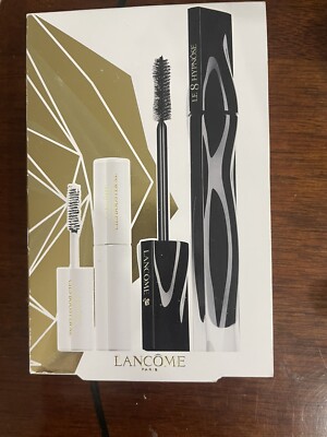 SET (2) LANCOME LE 8 HYPNOSE SERUM-INFUSED MASCARA & XL  LASH BOOSTER NIB