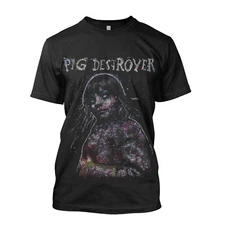 Authentic PIG DESTROYER Painter of Dead Girls T-Shirt Black S-2XL NEW