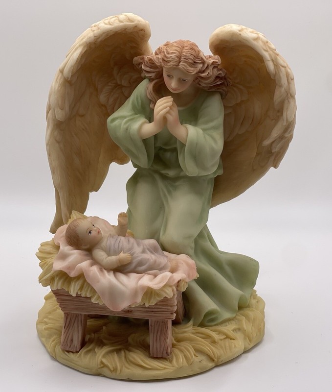 SERAPHIM Angel and Baby Jeuse Figurine " FRANCESCA LOVING GUARDIAN" Vintage 1995