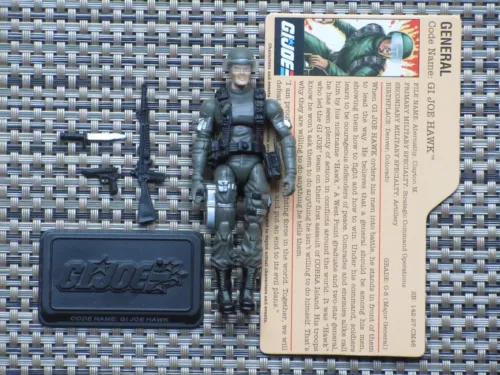 GI Joe General Hawk action figure 25th Anniversary