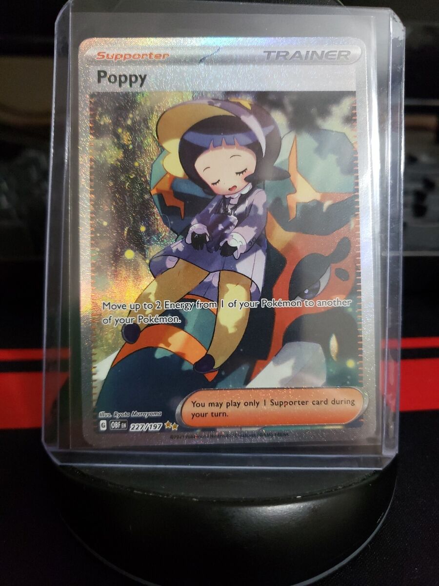 Poppy Pokemon TCG Obsidian Flame 227/197 NM Trainer