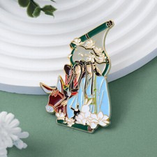 Anime MDZS Mo Dao Zu Shi Wei Wuxian Lan Wangji Metal Pin Badge Brooch Collcetion