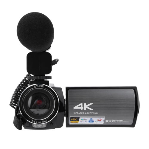 HDr AE8 4K HD 3,0 Zoll Touchscreen Nacht 16X WIFI Digital Videokamera OCH - Bild 1 von 22