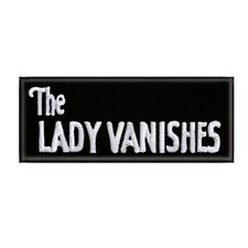 The Lady Vanishes Patch Embroidered Iron-on Applique Halloween Costume