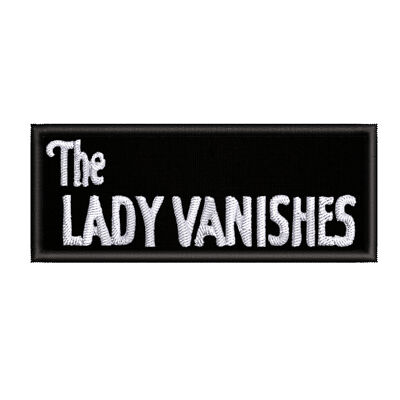 The Lady Vanishes Patch Embroidered Iron-on Applique Halloween Costume