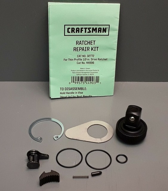 Craftsman 1/2" Ratchet Repair Kit 32772 fits 44996 China/Asia made