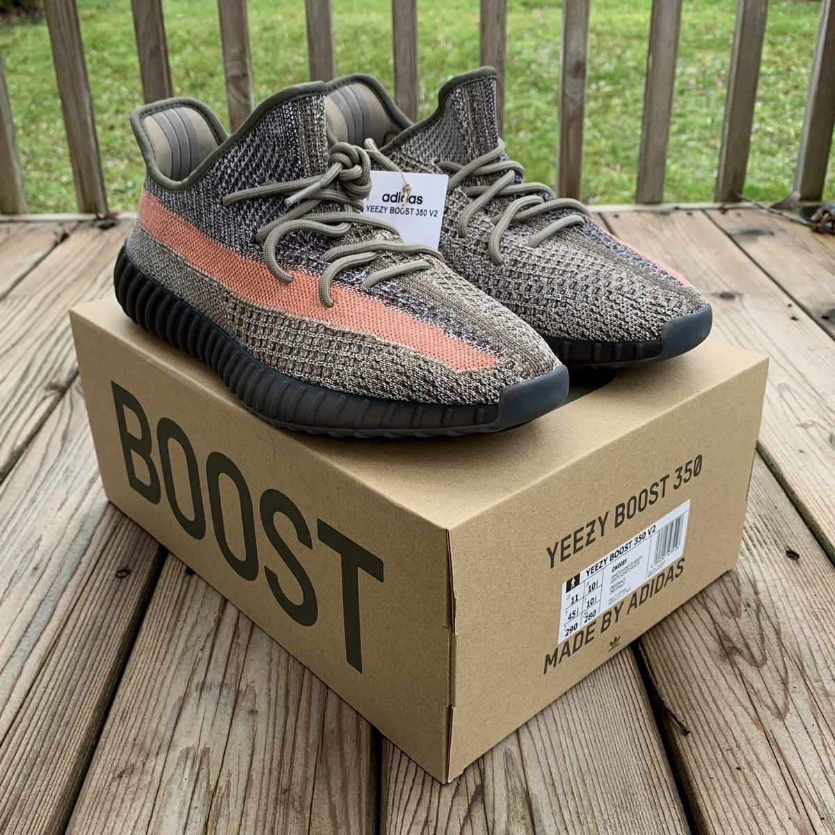 Adidas Yeezy Boost 350 V2 "Ash Stone" GW0089 (2021) Size 11