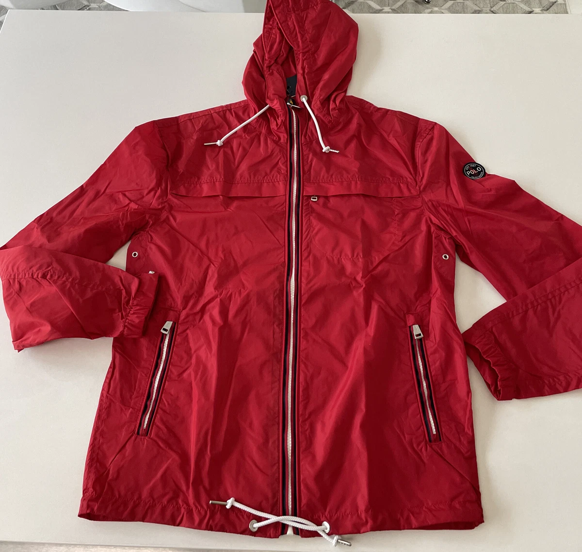 Polo windbreaker hotsell red