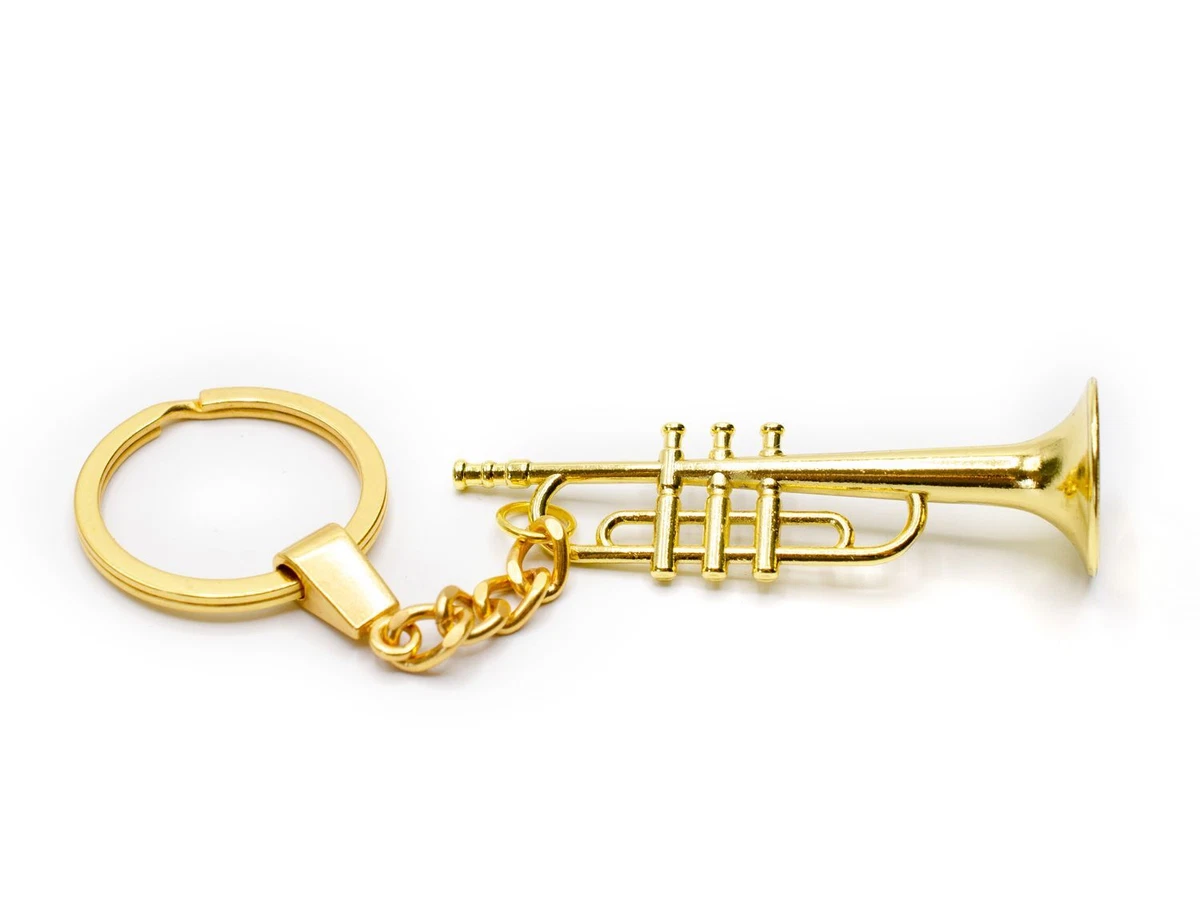 Trumpet Keychain Miniblings Charm Music Musical Instrument Fun