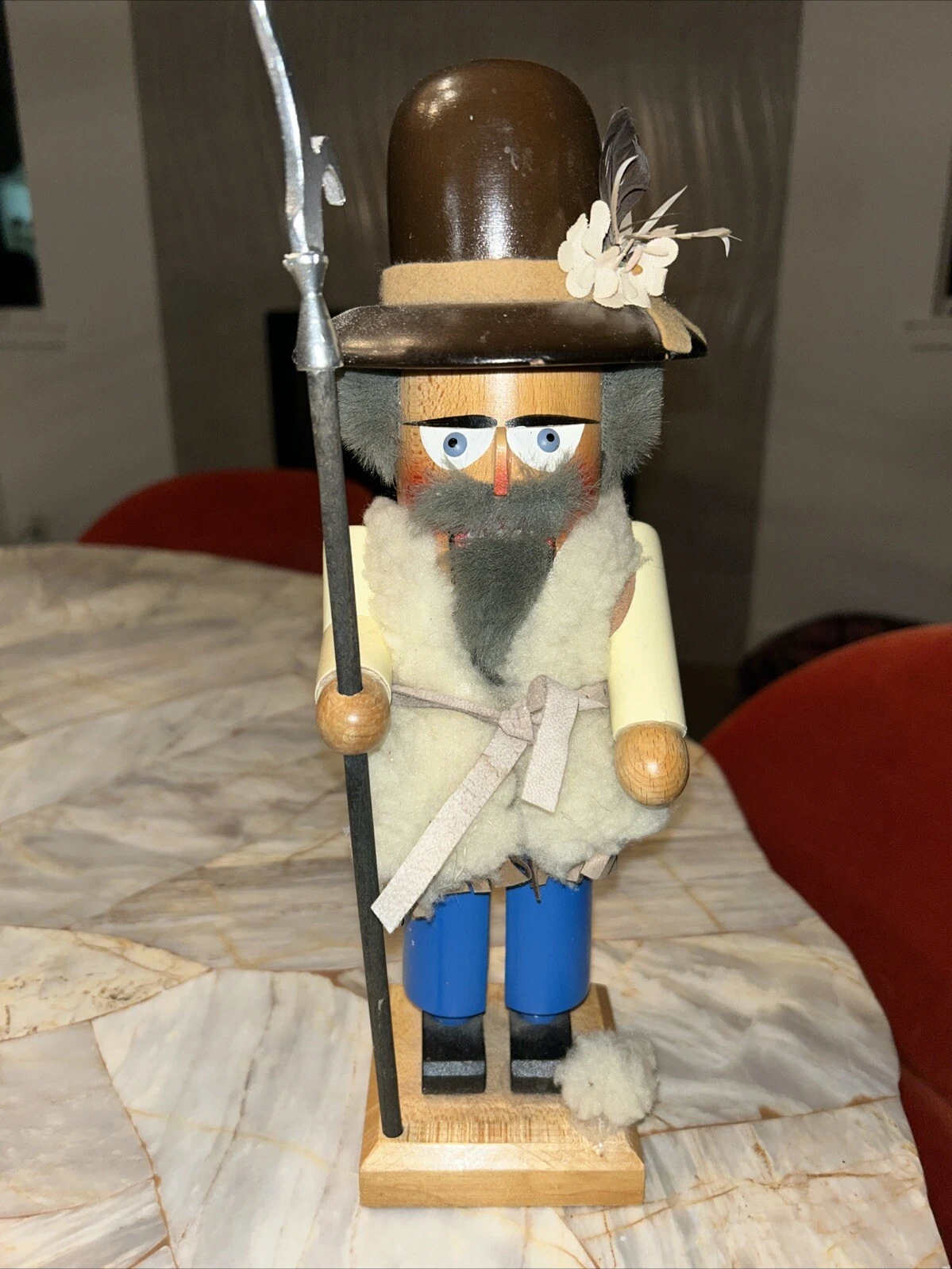 STEINBACH Nutcracker Shepherd Volkskunst West Germany In 12.5 “Vintage