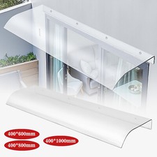Vordach 60~200cm Pultvordach Türvordach Überdachung Haustür Transparent