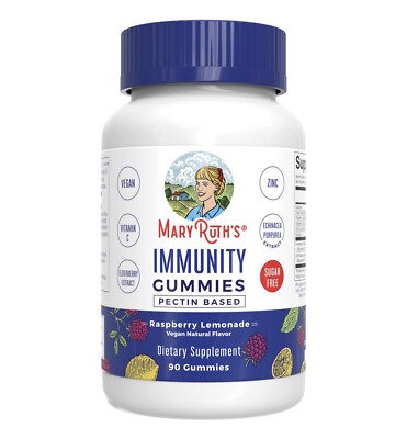 Mary Ruth s Immunity Gummies Pectin Based Raspberry Lemonade