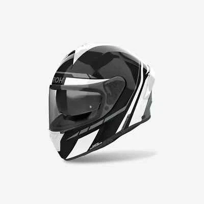Casque Intégral Moto Airoh Spark 2 Spinner Blanc Brillant Taille L - Photo 1/3
