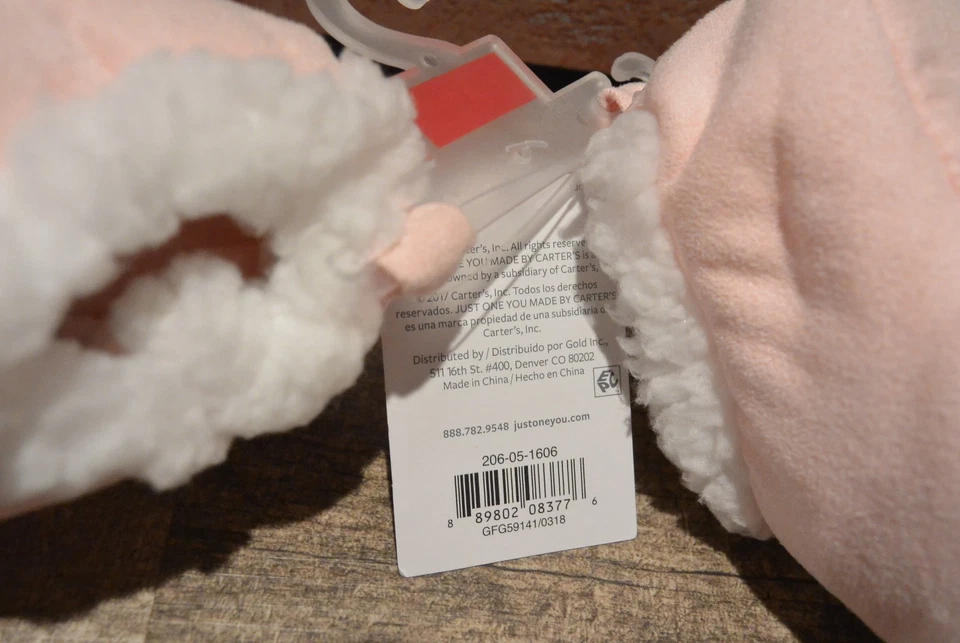 Carter's Rosa Dinosaurio Monstruo Garra Pies Bebé Niña Botines Zapatillas Zapatos 3-6M Foto 3 de 4