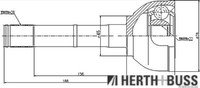 Herth+Buss Jakoparts J2828008 Gelenksatz FüR Antriebswelle Vorderachse
