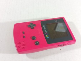 Nintendo Game Boy Color Berry Pink Red Console Tested Good Sound Shrek Game