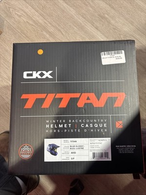 CKX Titan Helmet Glossy Blue Small