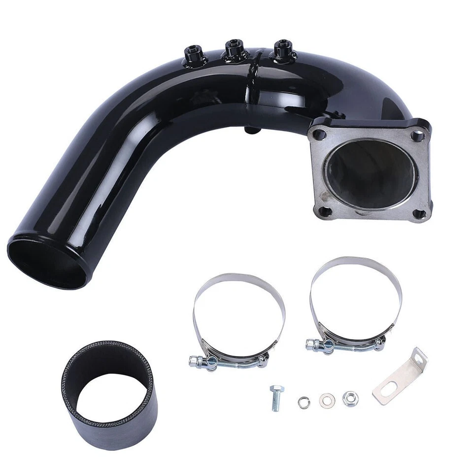 High Flow Intake Elbow Tube Pipe For 2003-2007 Dodge Ram 5.9L Cummins Diesel - Image 3 of 4