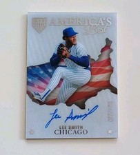 2023 America's Pastime America's Best Auto Lee Smith 2/100 On Card Auto Cubs
