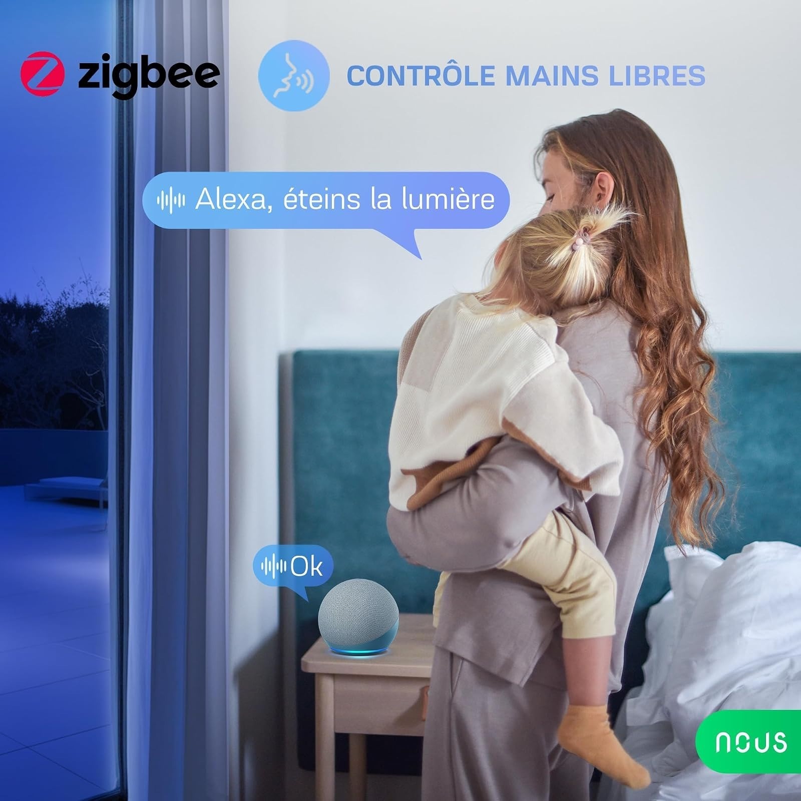 prise connectée zigbee alexa – vue détaillée