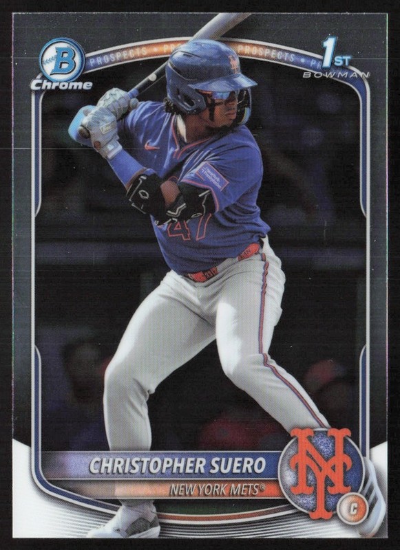2025 Bowman Chrome Prospects Christopher Suero #BCP-191 GS1-4
