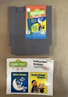 Sesame Street 123 NES (Nintendo Entertainment System) Cart and Manual