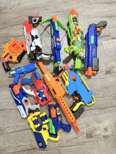 Lot Of 11 Nerf Gun All Working-(garage,On The...