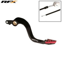 RFX Pro Series ST Hinterradbremshebel - Hart Eloxiert Schwarz/Rot KTM / 250 EXC