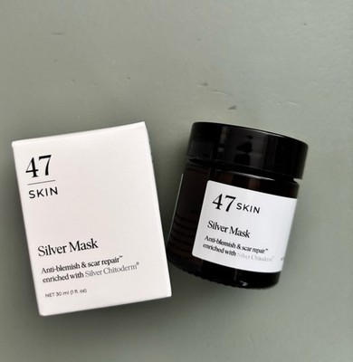 47 Skin Silver Mask 30ml Anti Unreinheiten Narbenreparatur Peel Off Gesichtsmaske Neu Verpackt