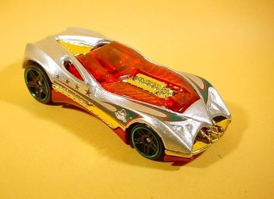 HOT WHEELS 2010 TARGET HOLIDAY HOT RODS SILVER CUL8R MINT LOOSE