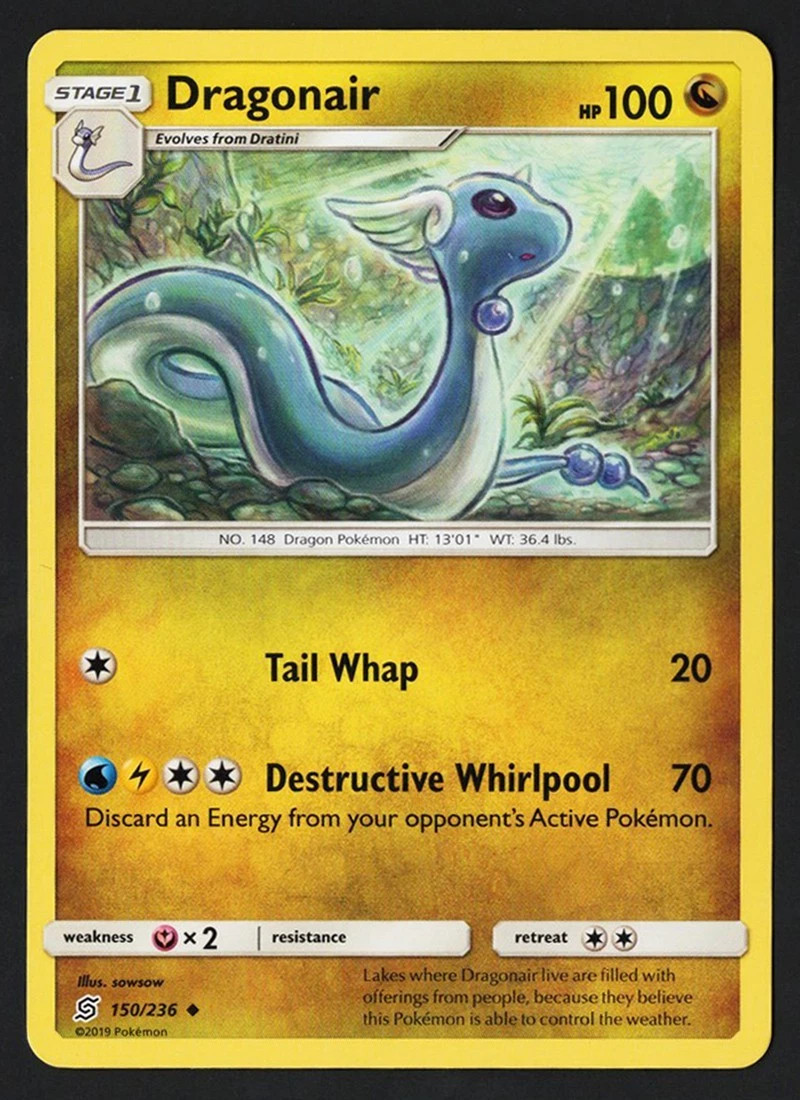 Dragonair 150/236 Unified Minds 2019 Pokémon TCG