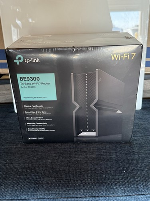 #ad TP Link Archer BE9300 Tri Band Wi Fi 7 Router Brand New Factory Sealed $128.99