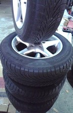 4 x Alufelgen 7Jx15 Mercedes w 124 201 202 Winterreifen 195 65 r 15 Zoll Symbol 4 x Alufelgen 7Jx15 Mercedes w 124 201 202 Winterreifen 195 65 r 15 Zoll Symbol