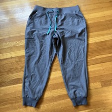 Figs Technical Collection Zamora Jogger Scrub Pants Graphite Gray Size XXL P