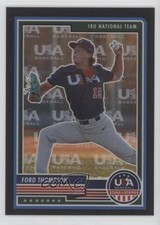 2023 USA Baseball Stars & Stripes Team Logo Prizm 43/50 Ford Thompson #17 0j81
