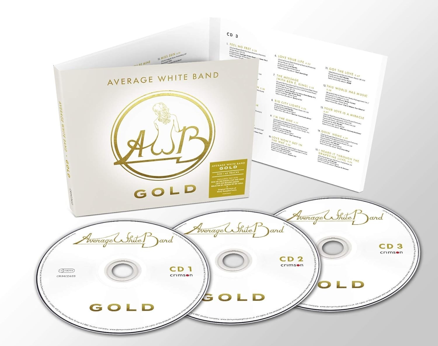 Average White Band Gold 3CD SEALED,SONGS PIC 2 SENT 1ST CLASS POST